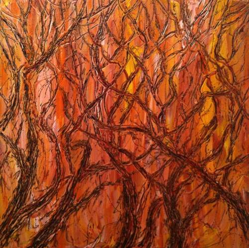 Autumn Closing In
12" x 12"
acrylic on canvas
©2014